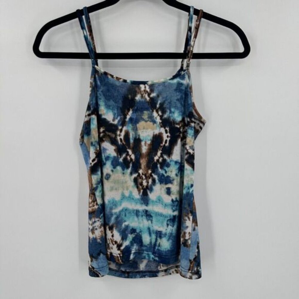 Alberto Makali Piece Set Womens Small Multi‎ Tie Dye Ruffled Trim Button Front - Picture 12 of 12